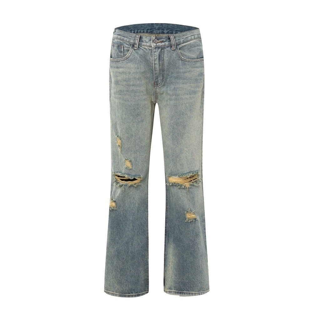 Laundry distressed denim pants with holes - XGEM® - Not Made for Everyone