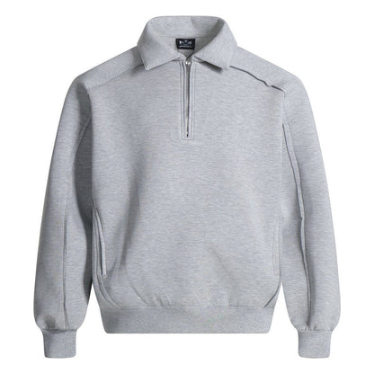 Oversized Flip Collar Pullover - curated XGEM rare find