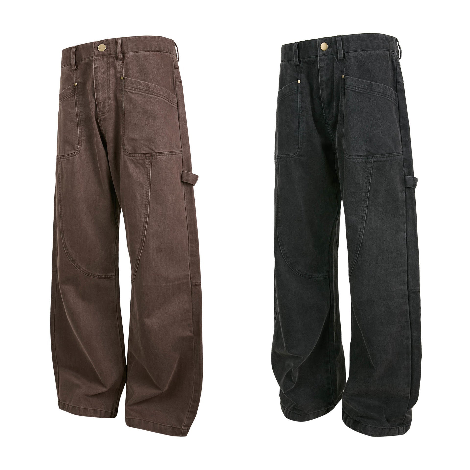 Maillard workwear straight leg loose jeans - XGEM® - Not Made for Everyone