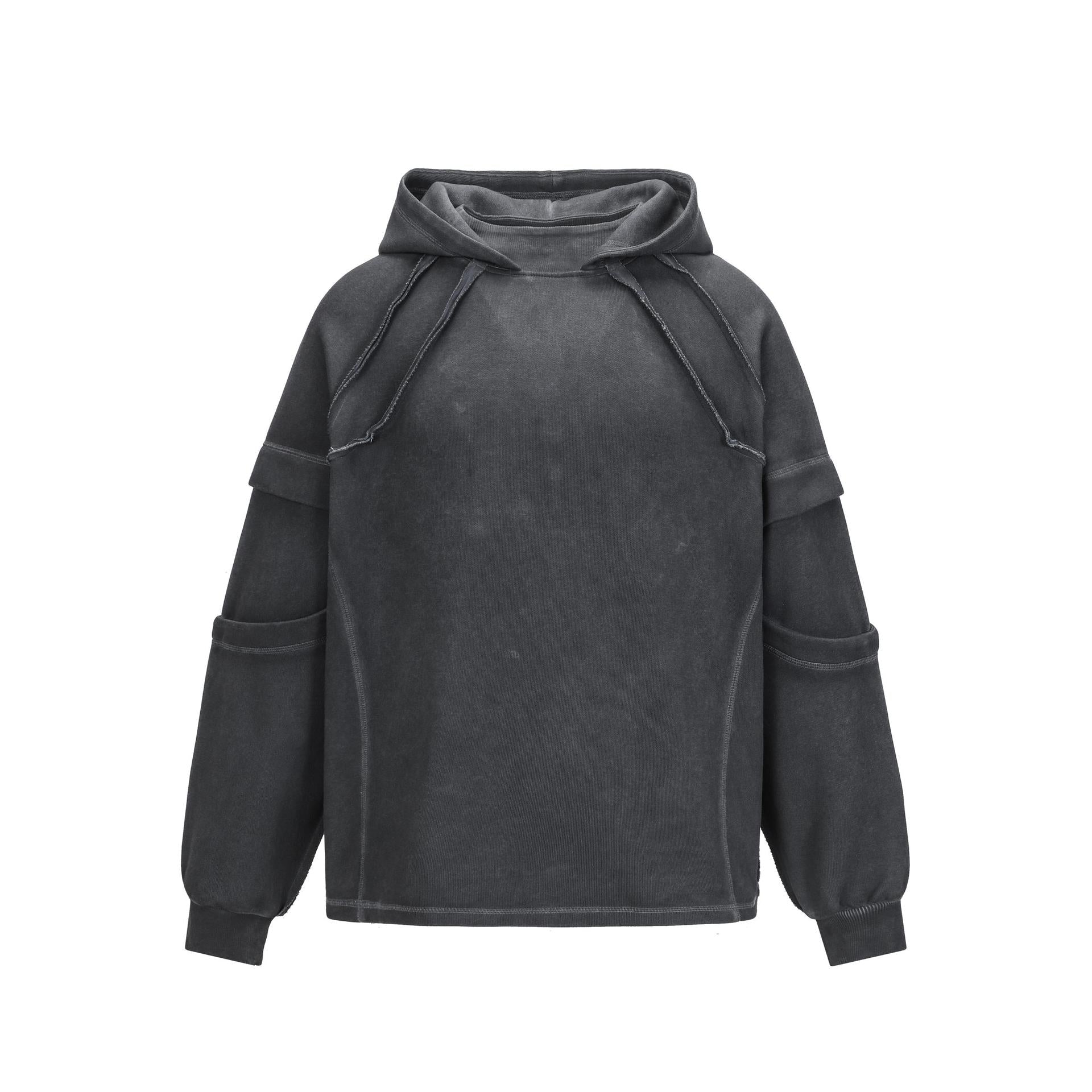 Make old patchwork hoodie loose hoodie - XGEM® - Not Made for Everyone