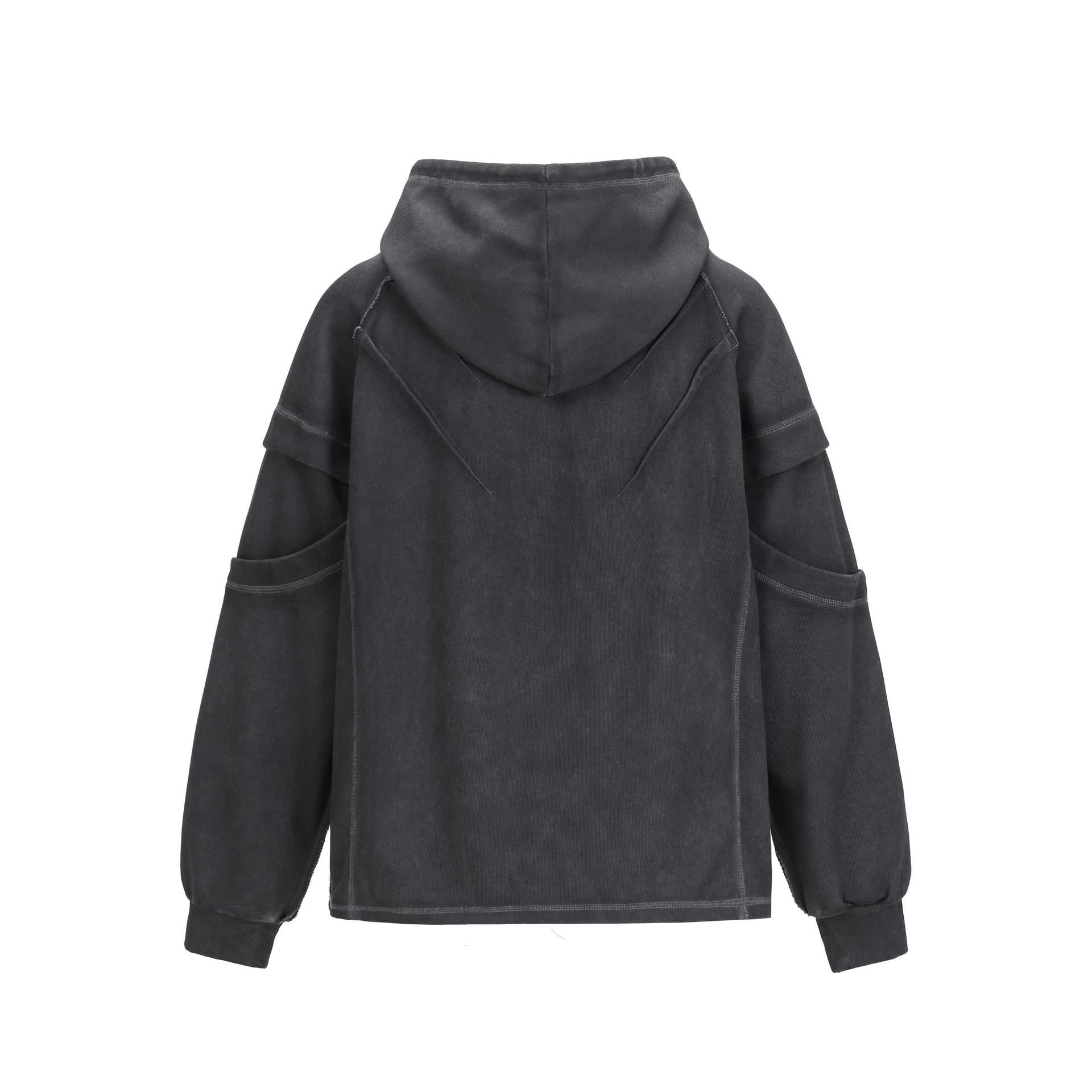 Make old patchwork hoodie loose hoodie - XGEM® - Not Made for Everyone