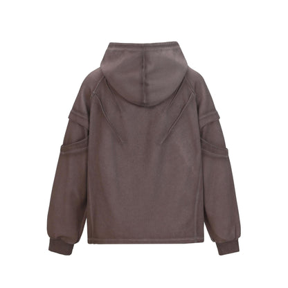 Make old patchwork hoodie loose hoodie - XGEM® - Not Made for Everyone