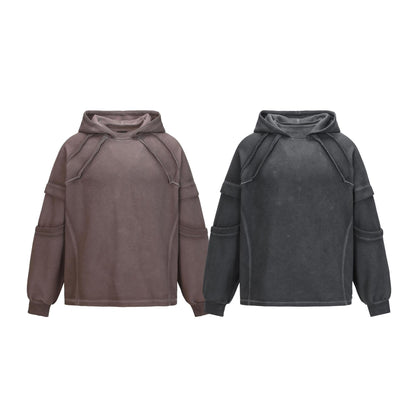 Make old patchwork hoodie loose hoodie - XGEM® - Not Made for Everyone