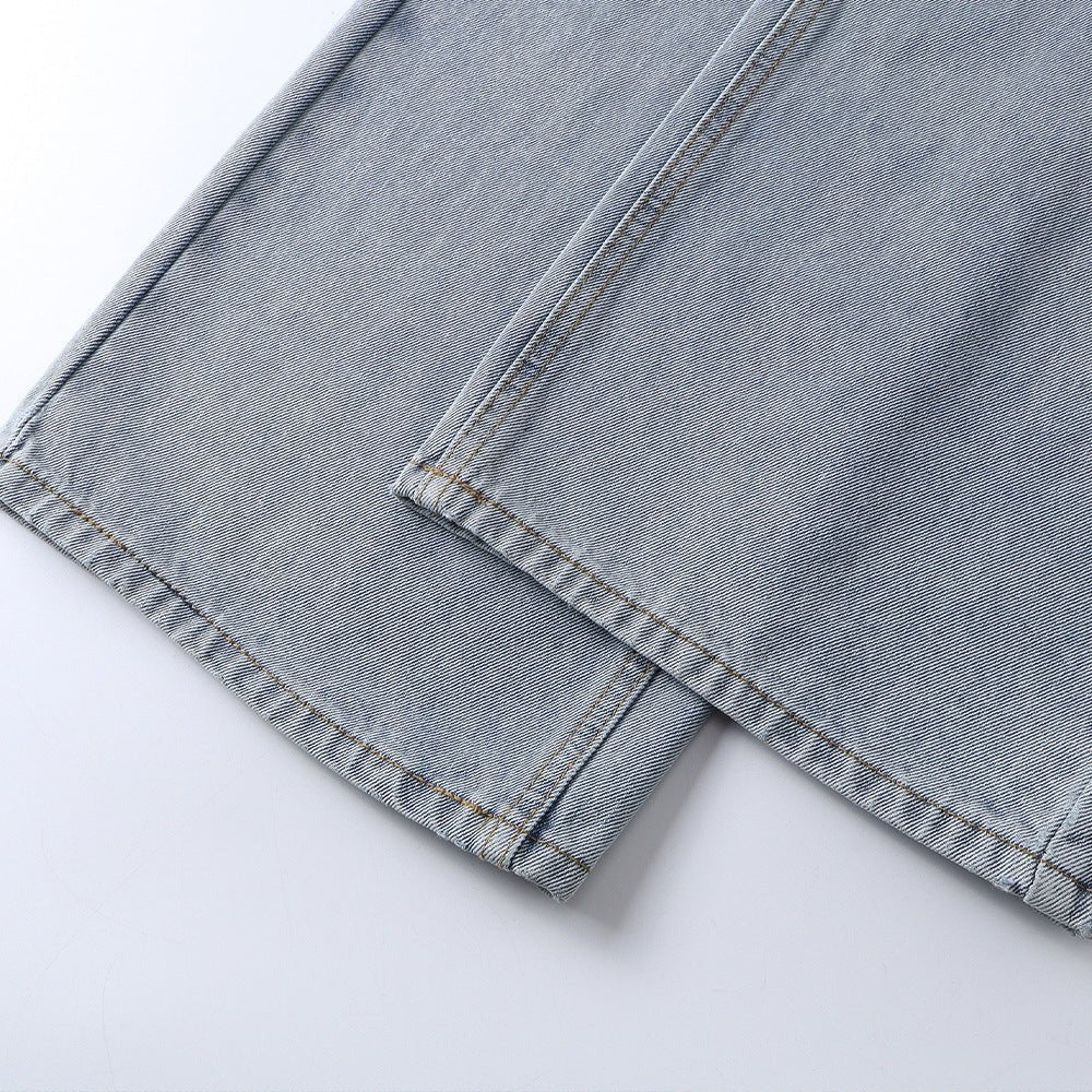 Make old washed denim straight leg pants - XGEM® - Not Made for Everyone
