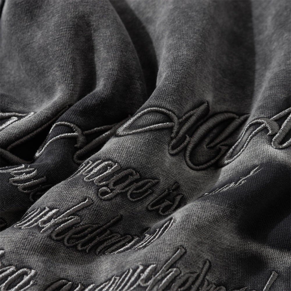 Men's Oversized Acid Wash Zip Hoodie Streetwear - XGEM® - Not Made for Everyone