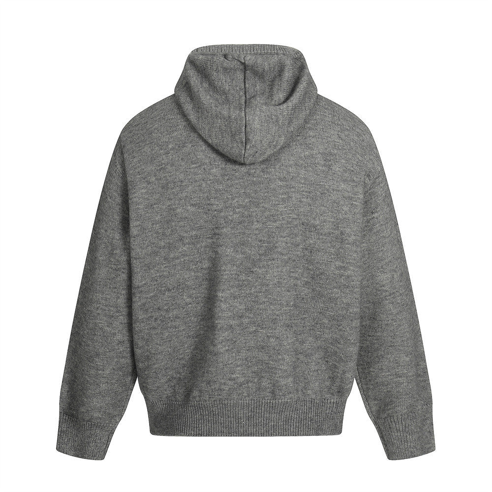 Men's Textured Open Zip Hoodie Streetwear - XGEM® - Not Made for Everyone