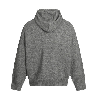 Men's Textured Open Zip Hoodie Streetwear - XGEM® - Not Made for Everyone