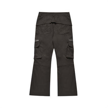 Multi pocket micro flared casual pants - XGEM® - Not Made for Everyone