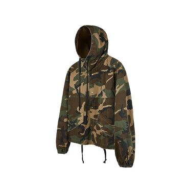 Oversized Camo Hoodie Washed Streetwear Pullover - XGEM® - Not Made for Everyone