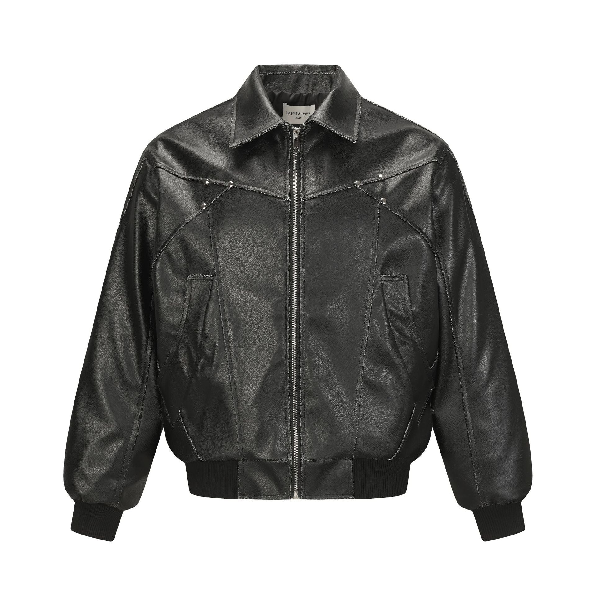 PU Leather Zip Jacket — curated XGEM rare find