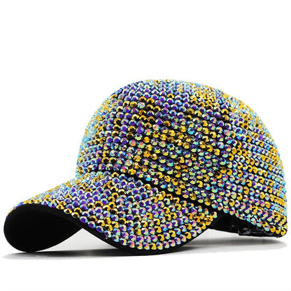 Rhinestone Embellished Streetwear Baseball Cap - XGEM® - Not Made for Everyone