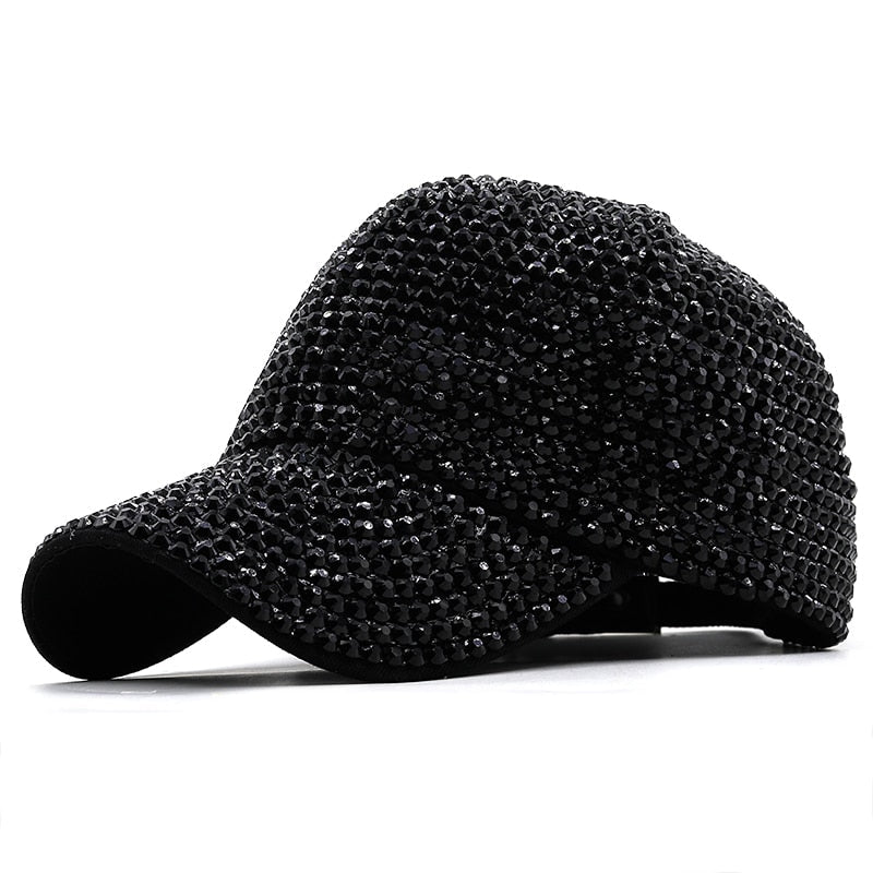 Rhinestone Embellished Streetwear Baseball Cap - XGEM® - Not Made for Everyone