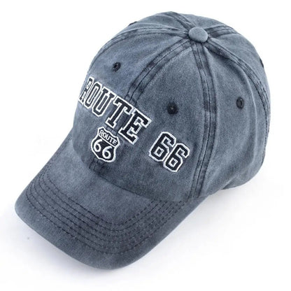 Route 66 Vintage Cap Washed Cotton Streetwear - XGEM® - Not Made for Everyone