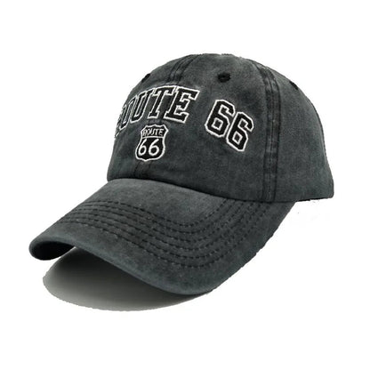 Route 66 Vintage Cap Washed Cotton Streetwear - XGEM® - Not Made for Everyone
