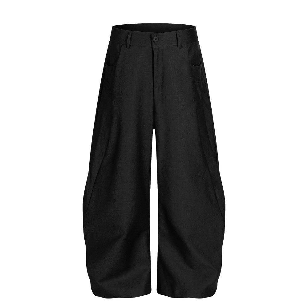 Drawstring Wide-Leg Pants — curated XGEM rare find
