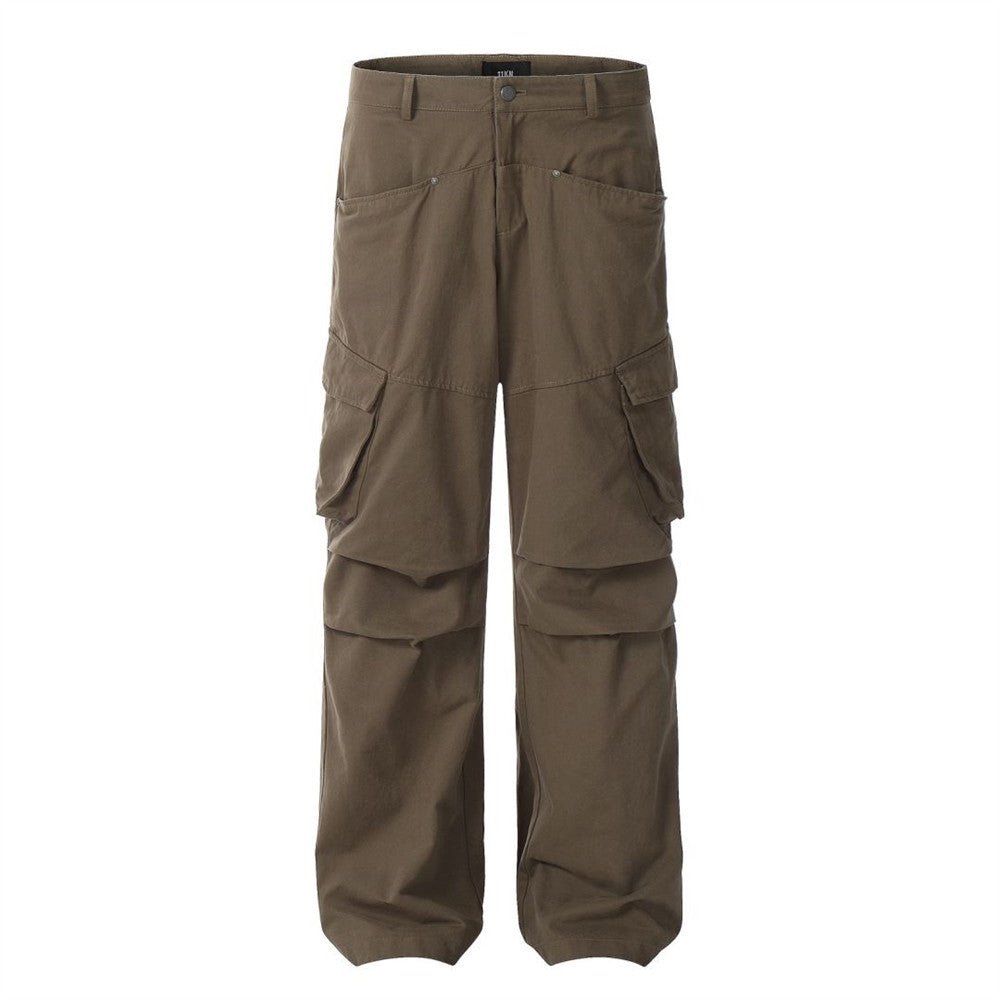Solid color pleated paratrooper overalls - XGEM® - Not Made for Everyone