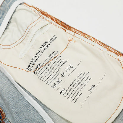 Splitline Washed Wide - Leg Jeans — Spliced Streetwear Denim for Daily Rotation - XGEM® - Not Made for Everyone