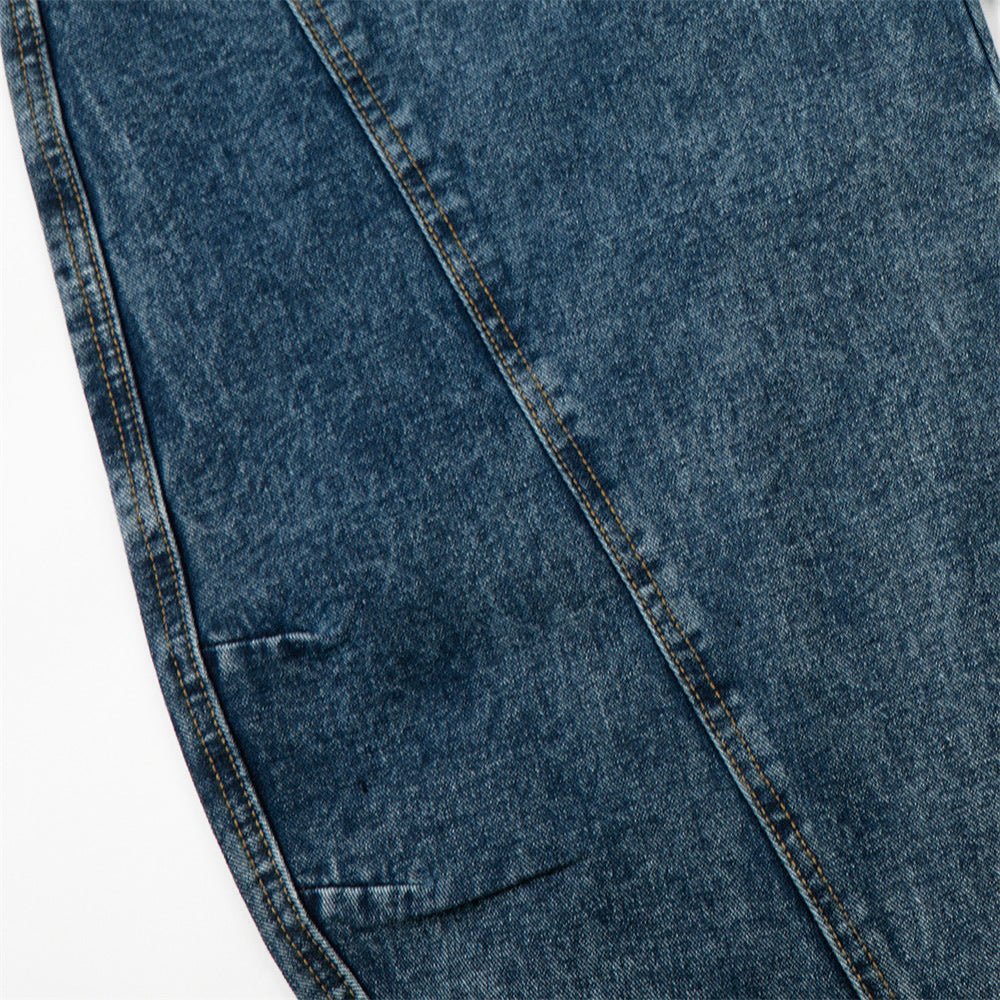 Spray Dyed Loose Jeans Blue - XGEM® - Not Made for Everyone