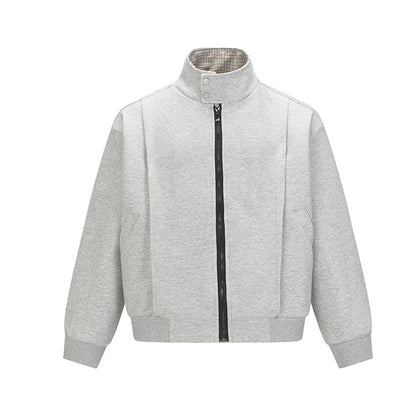 Minimalist Stand Collar Hoodie - curated XGEM rare find