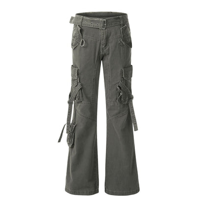 Strapcore Tactical Flare Pants — Utility Denim Flares for Street & Urban Fits - XGEM® - Not Made for Everyone