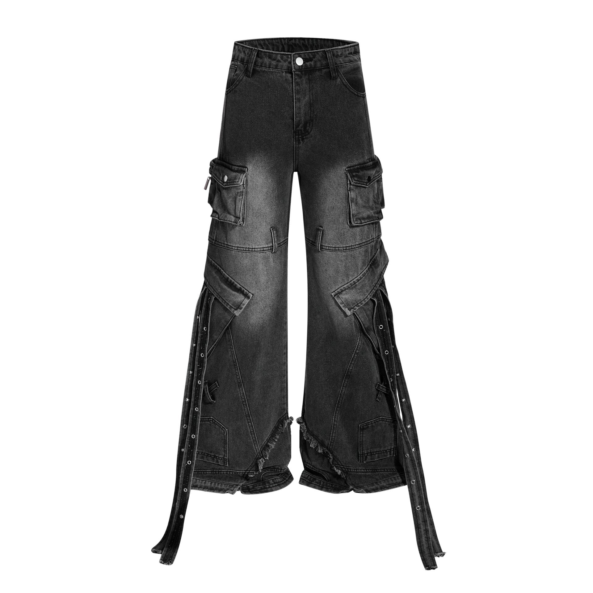 Strapped floor length pants - XGEM® - Not Made for Everyone