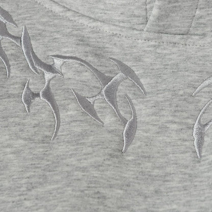 Oversized Embroidered Hoodie - curated XGEM rare find