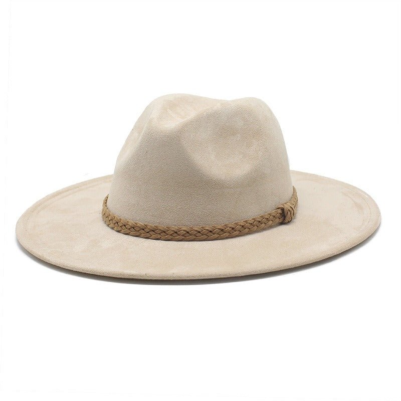 Suede Cowboy Hat Wide Brim Streetwear Jazz Hat - XGEM® - Not Made for Everyone