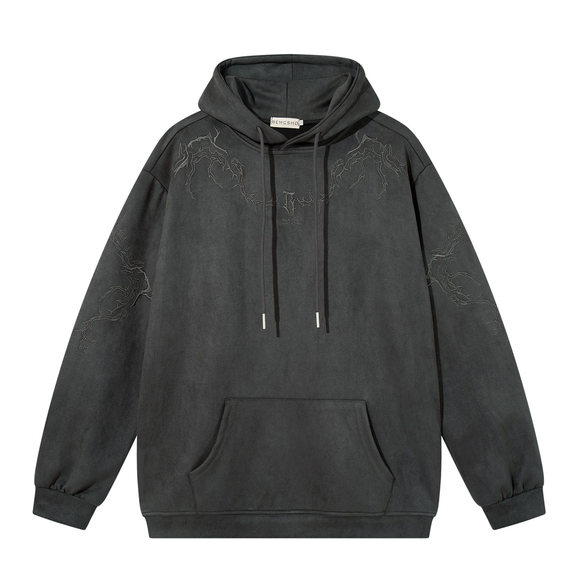 Embroidered Pullover Hoodie - curated XGEM rare find