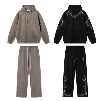 Embroidered Pullover Hoodie - curated XGEM rare find