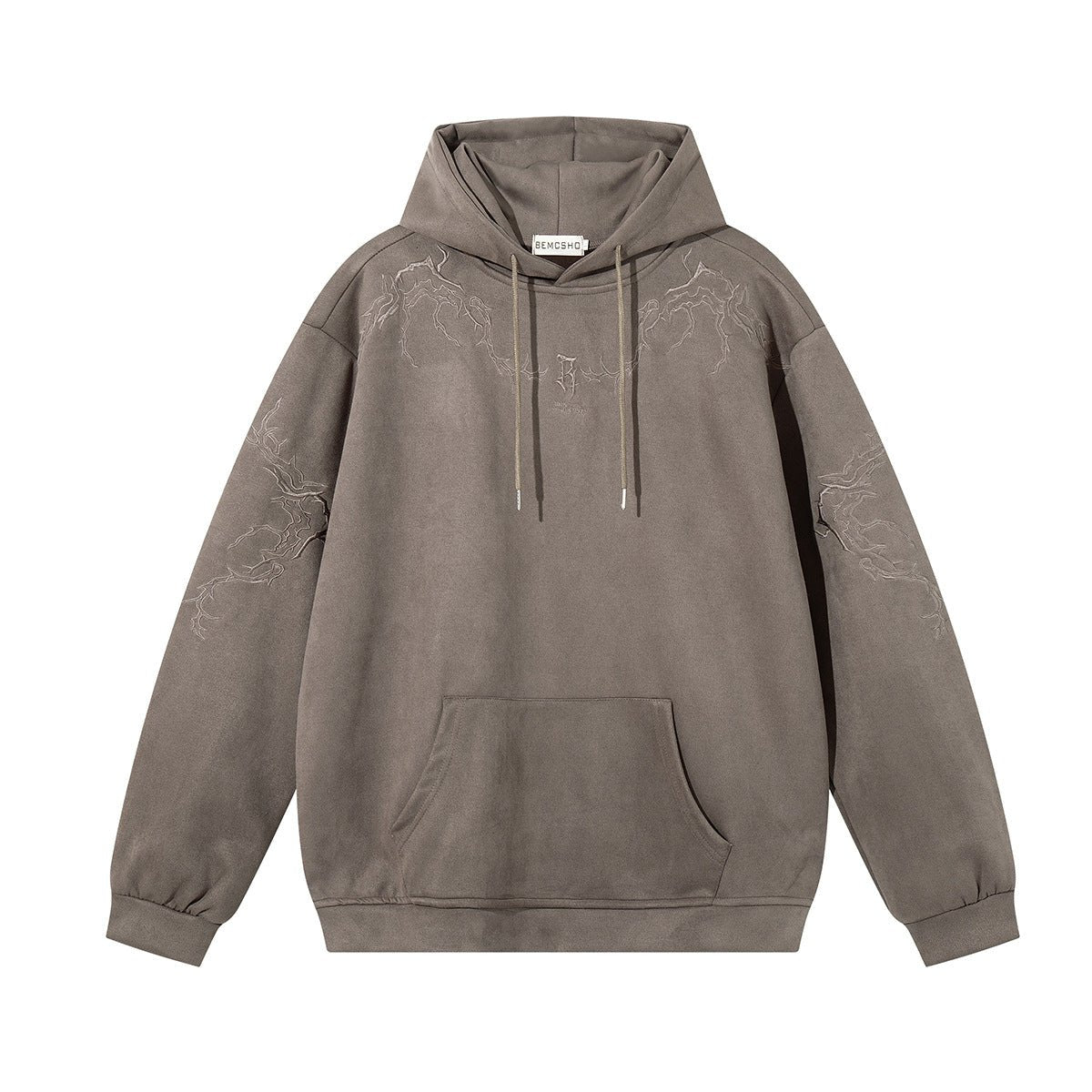 Embroidered Pullover Hoodie - curated XGEM rare find