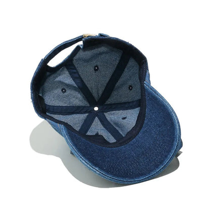 Washed Bow Denim Baseball Cap - XGEM® - Not Made for Everyone