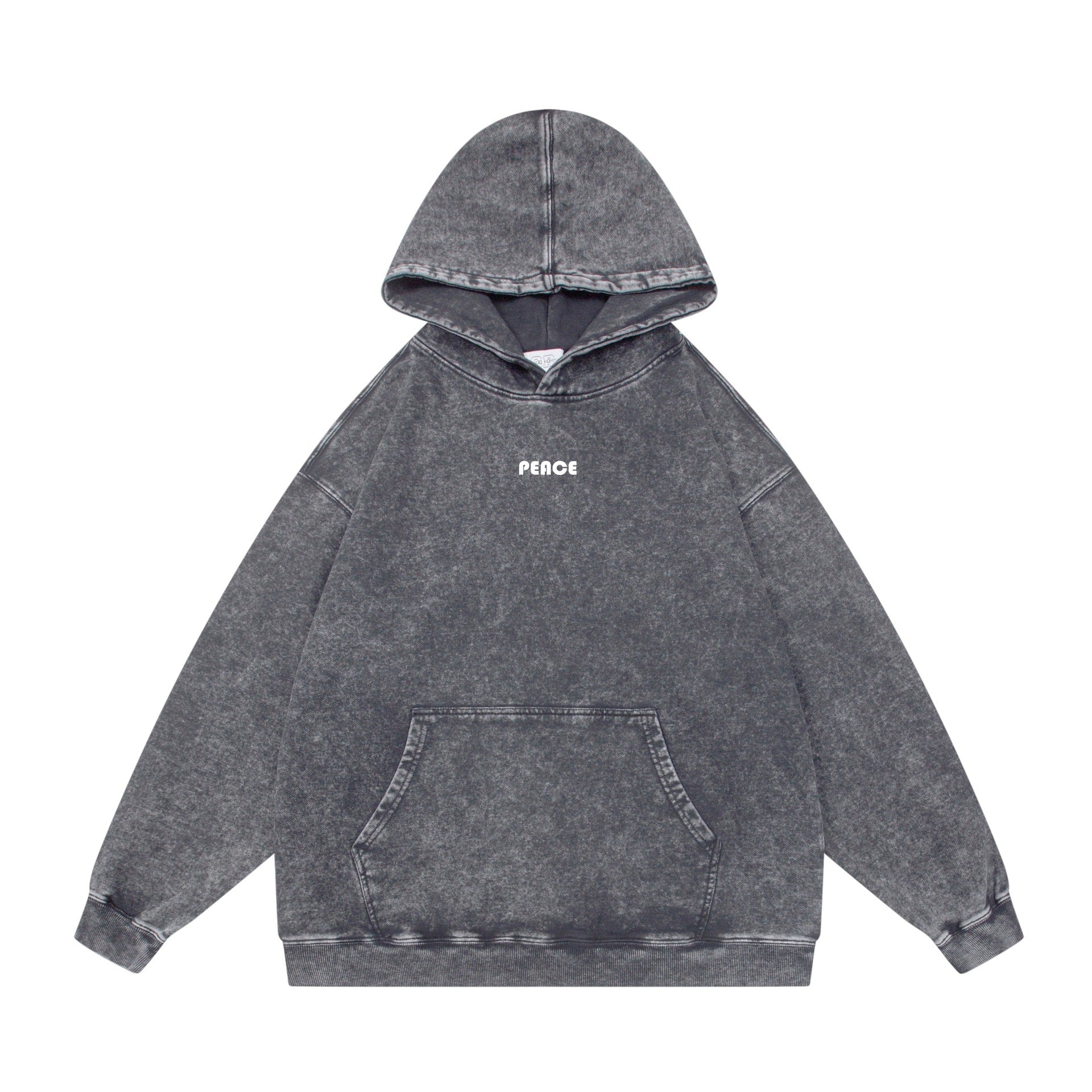 Washed Letter Print Sweatshirt - XGEM® - Not Made for Everyone