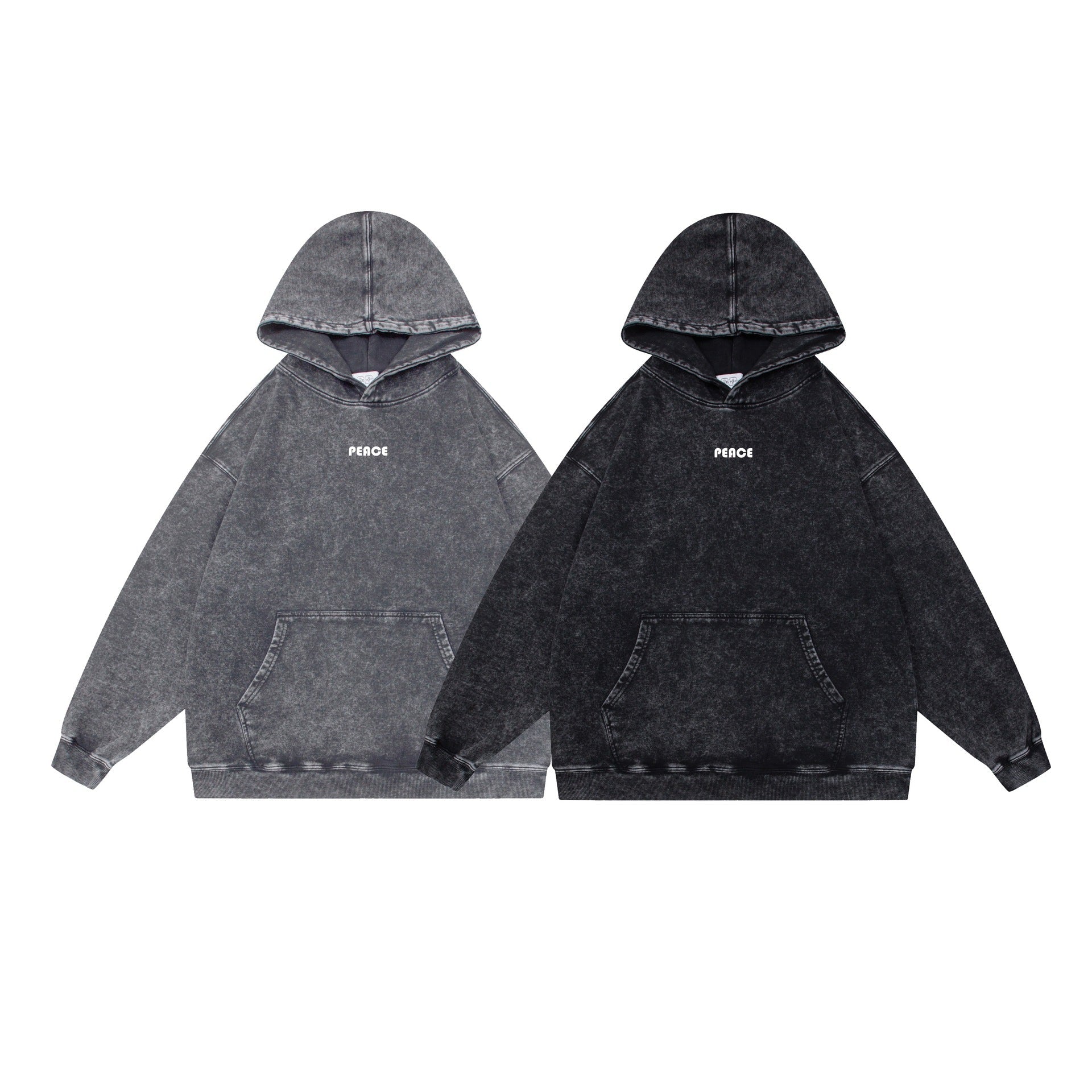 Washed Letter Print Sweatshirt - XGEM® - Not Made for Everyone
