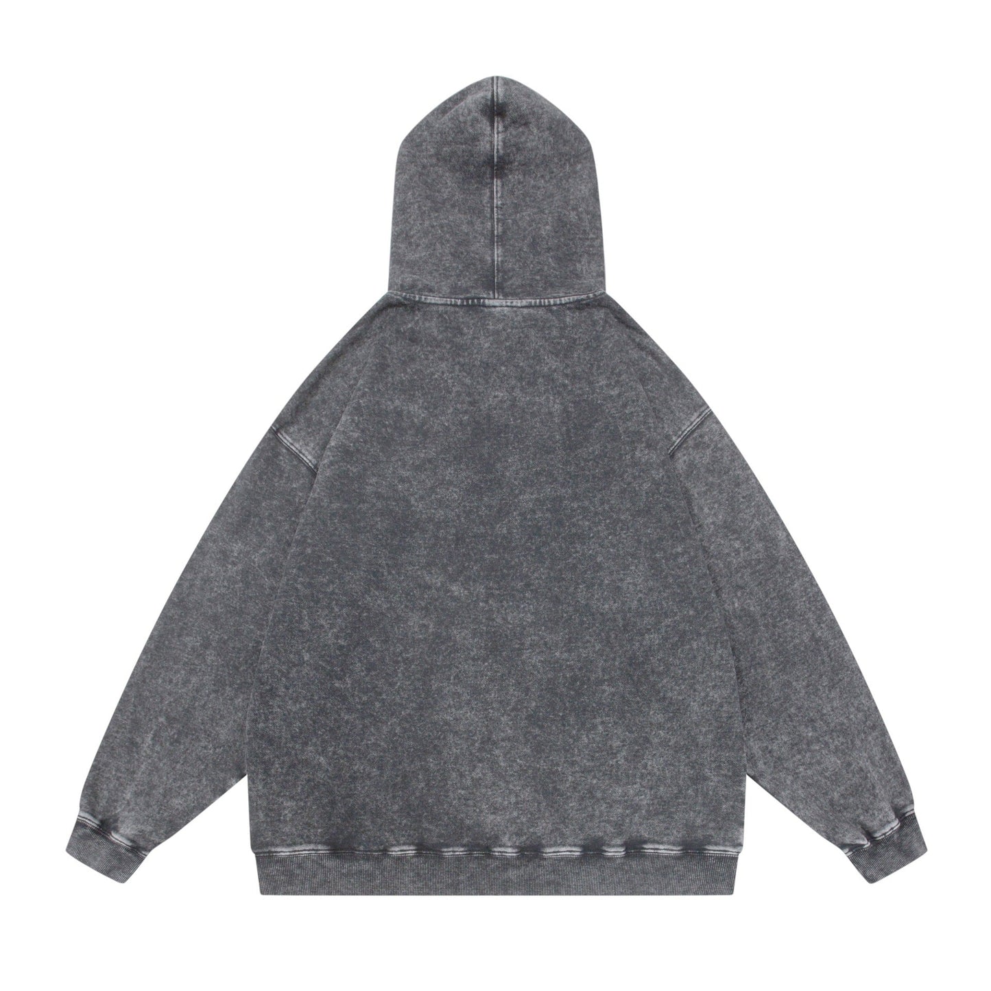 Washed Letter Print Sweatshirt - XGEM® - Not Made for Everyone