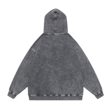 Washed Letter Print Sweatshirt - XGEM® - Not Made for Everyone