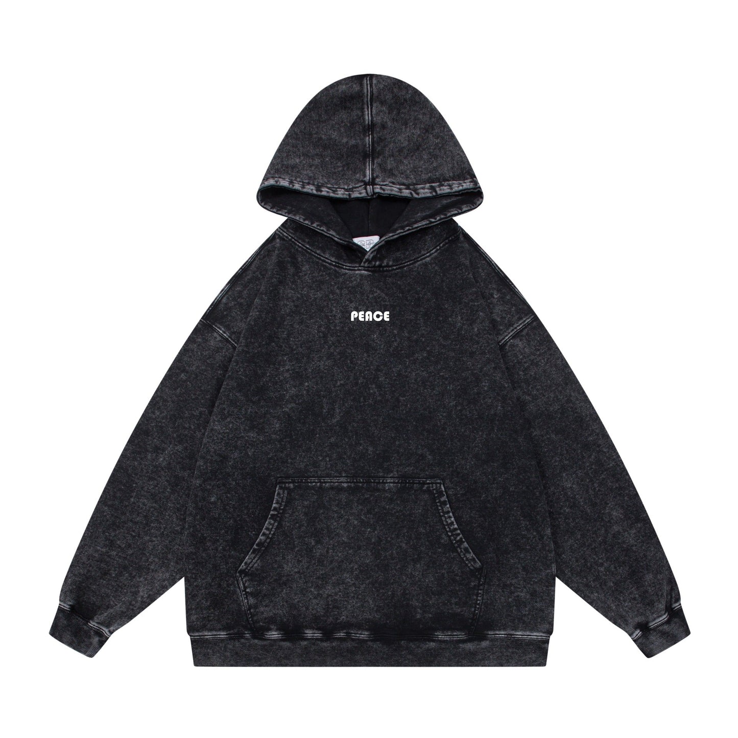 Washed Letter Print Sweatshirt - XGEM® - Not Made for Everyone