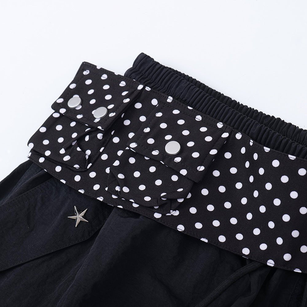 Wide-Leg Nylon Pants — curated XGEM rare find