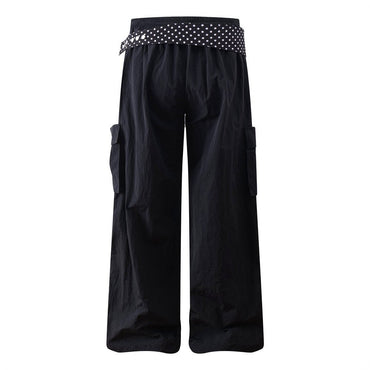 Wide-Leg Nylon Pants — curated XGEM rare find