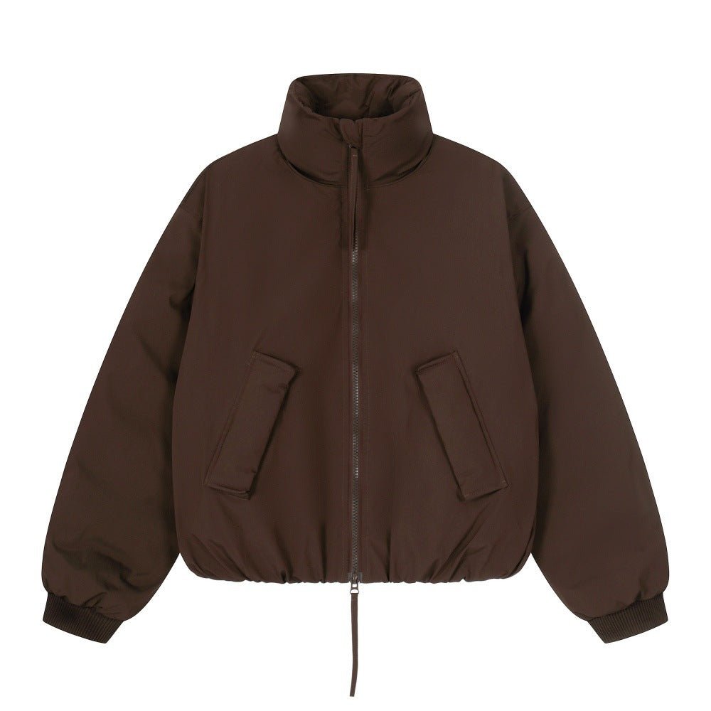 XGEM Stand Collar Streetwear Jacket – Oversized Zip - Up Winter Coat - XGEM® - Not Made for Everyone