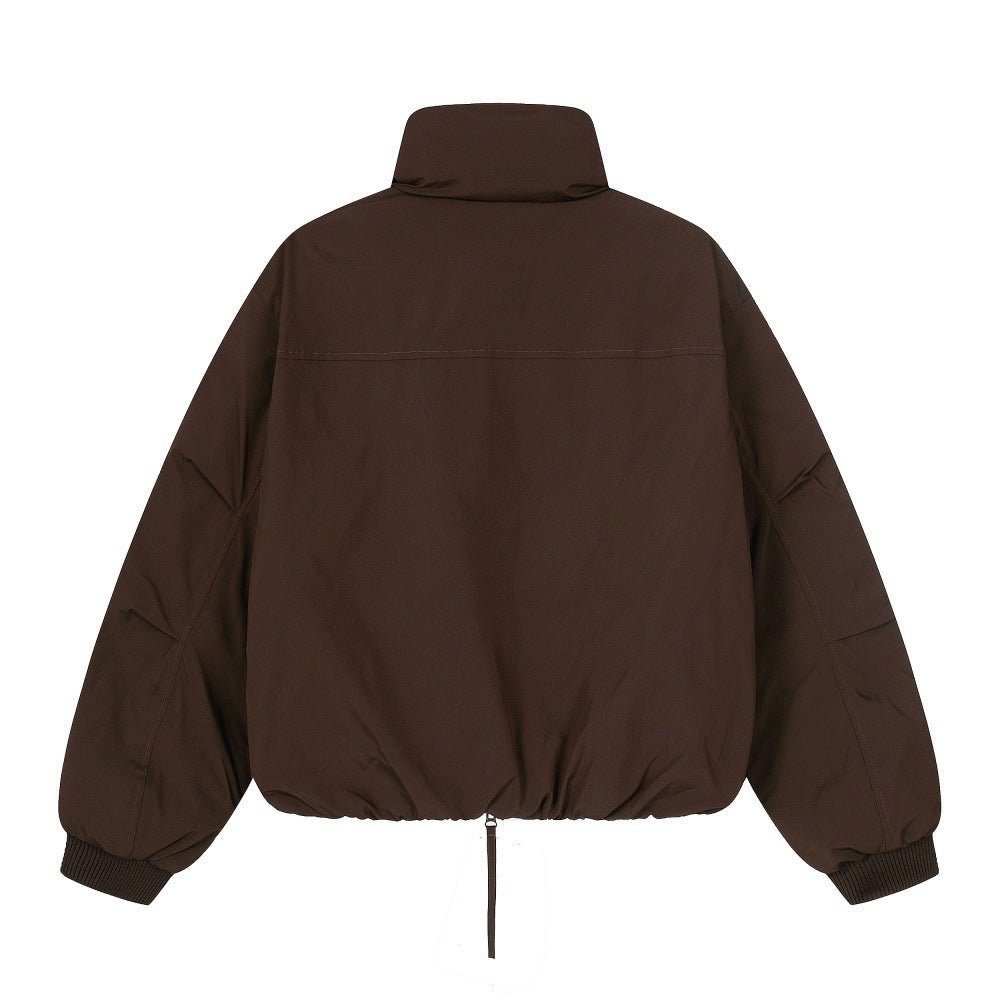XGEM Stand Collar Streetwear Jacket – Oversized Zip - Up Winter Coat - XGEM® - Not Made for Everyone