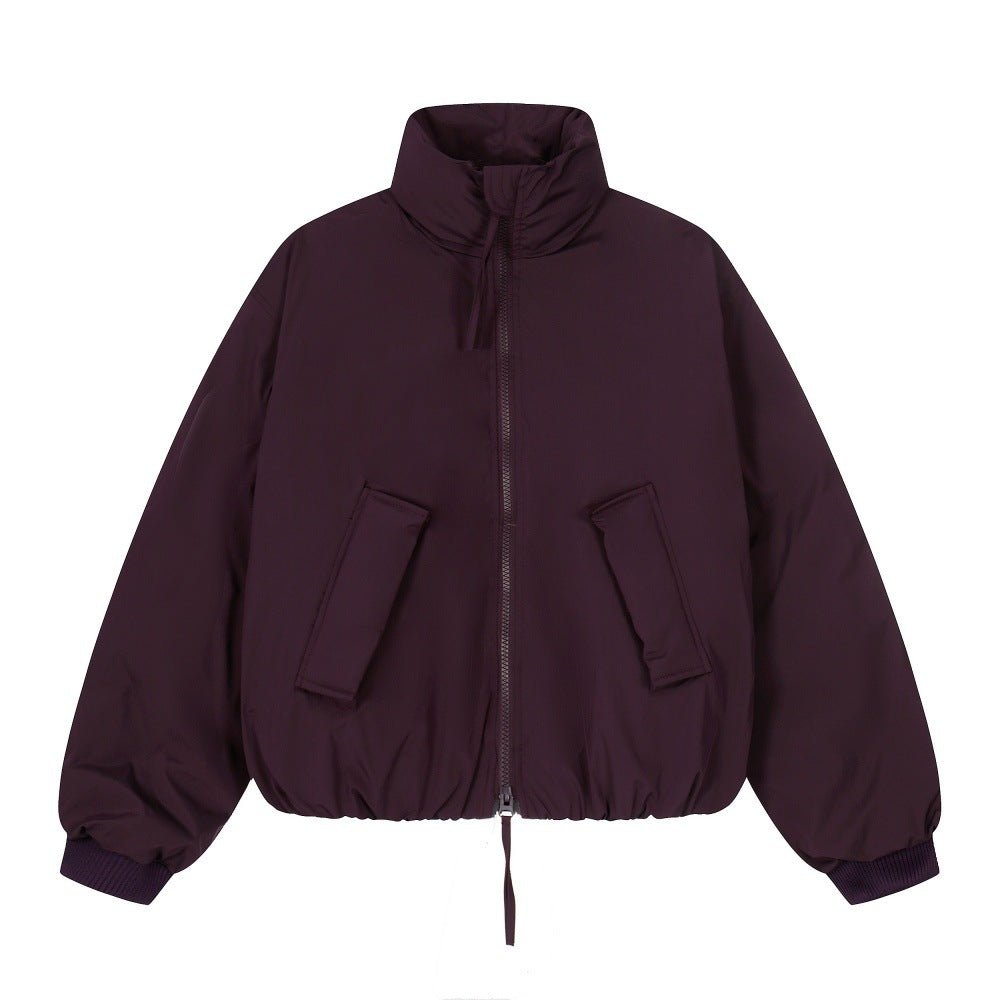 XGEM Stand Collar Streetwear Jacket – Oversized Zip - Up Winter Coat - XGEM® - Not Made for Everyone