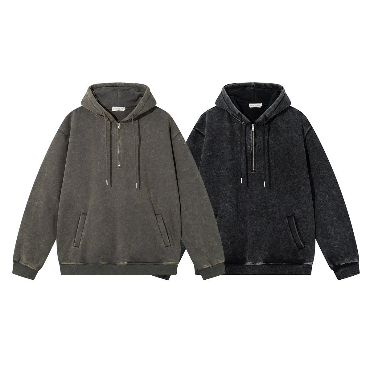 Flip Collar Zip Hoodie - curated XGEM rare find
