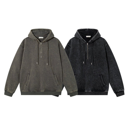 Flip Collar Zip Hoodie - curated XGEM rare find
