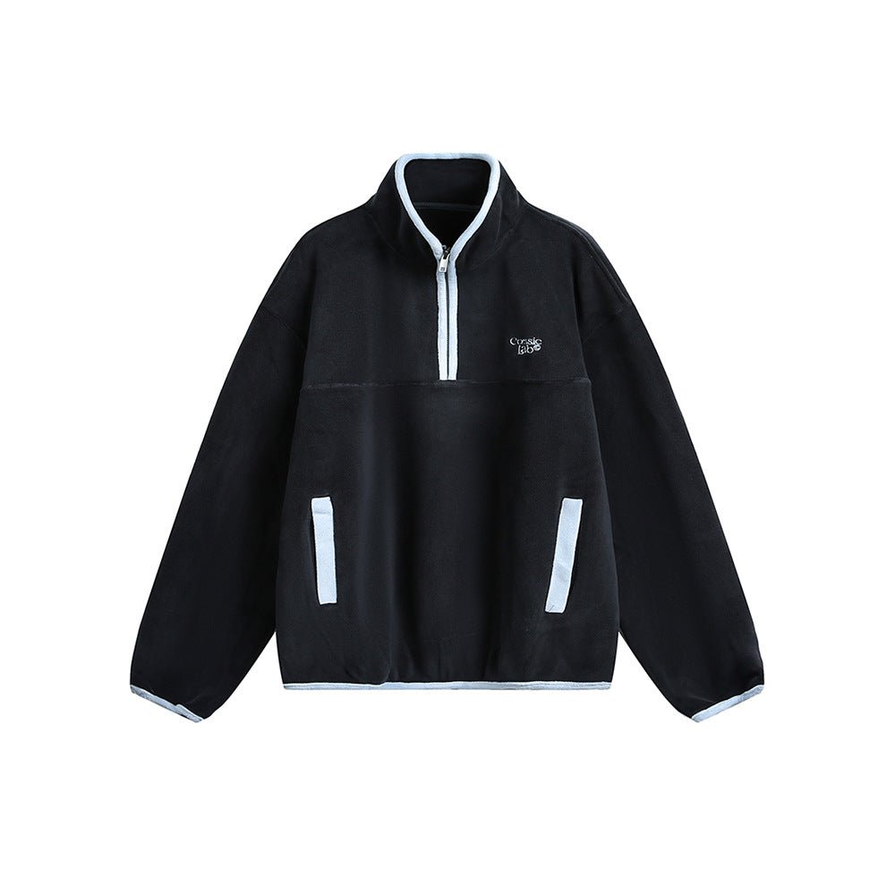 Contrast Zip Jacket — curated XGEM rare find