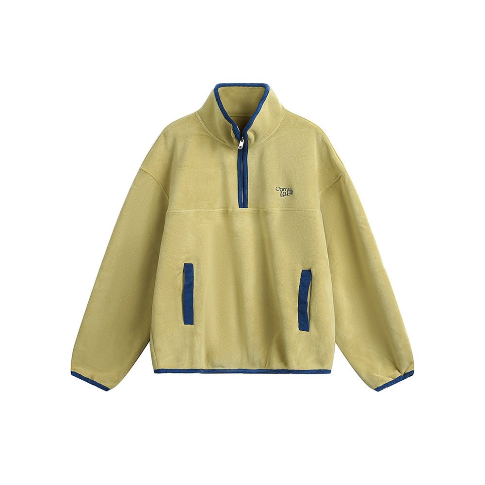 Contrast Zip Jacket — curated XGEM rare find