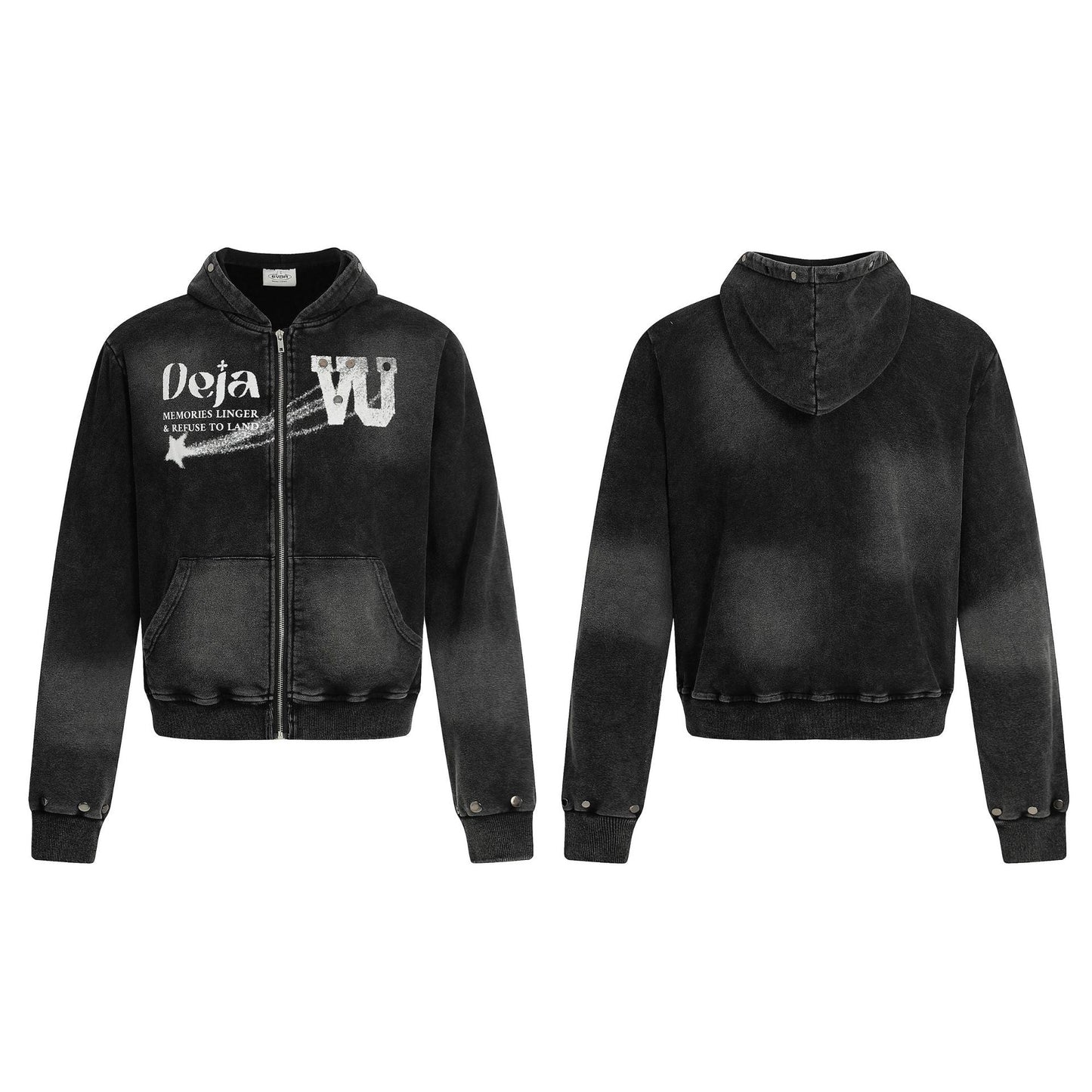 Short Zip Cardigan Hoodie - curated XGEM rare find