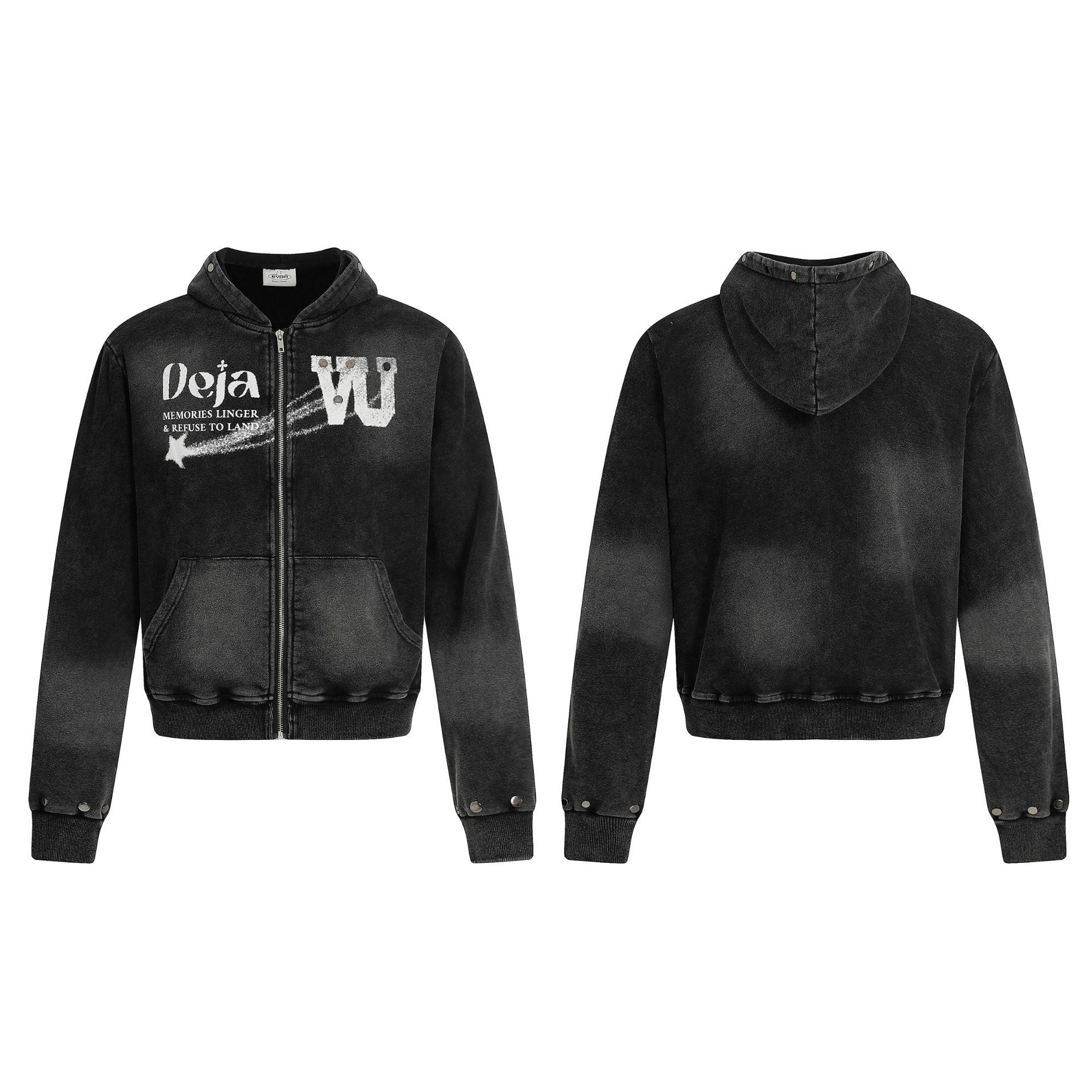 Short Zip Cardigan Hoodie - curated XGEM rare find
