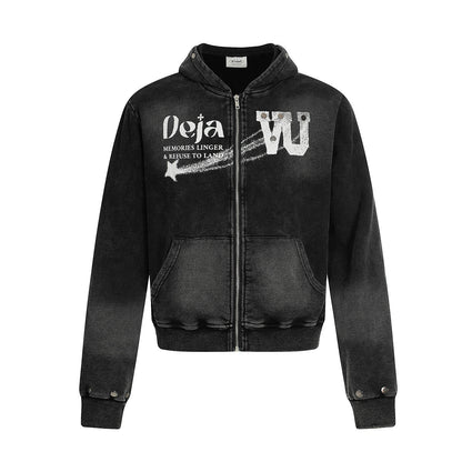 Short Zip Cardigan Hoodie - curated XGEM rare find